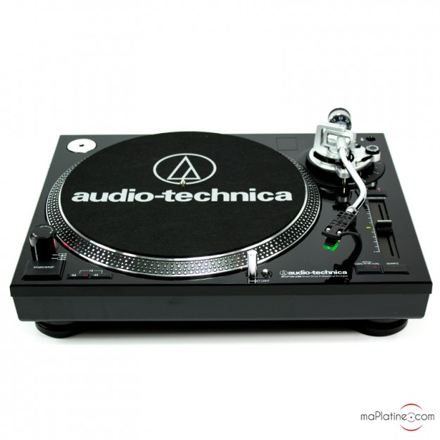 Audio-Technica AT-LP120-USB Direct Drive Professional Stereo Black  Turntable w/ USB LP & Analog