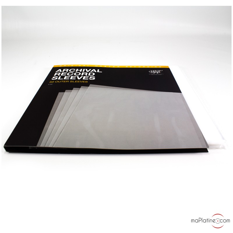 MoFi outer sleeves for 33rpm (sets of 50) Pochettes et rangements pour  disques vinyles - Discover our offers