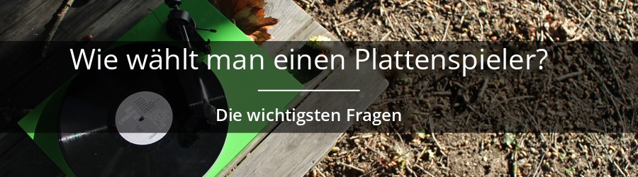 Wie wählt man einen Plattenspieler aus? Was man sich fragen sollte