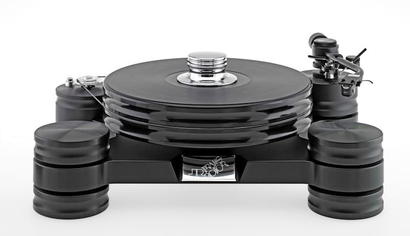 Platine vinyle Transrotor Dark Star avec châssis et plateau en POM noir